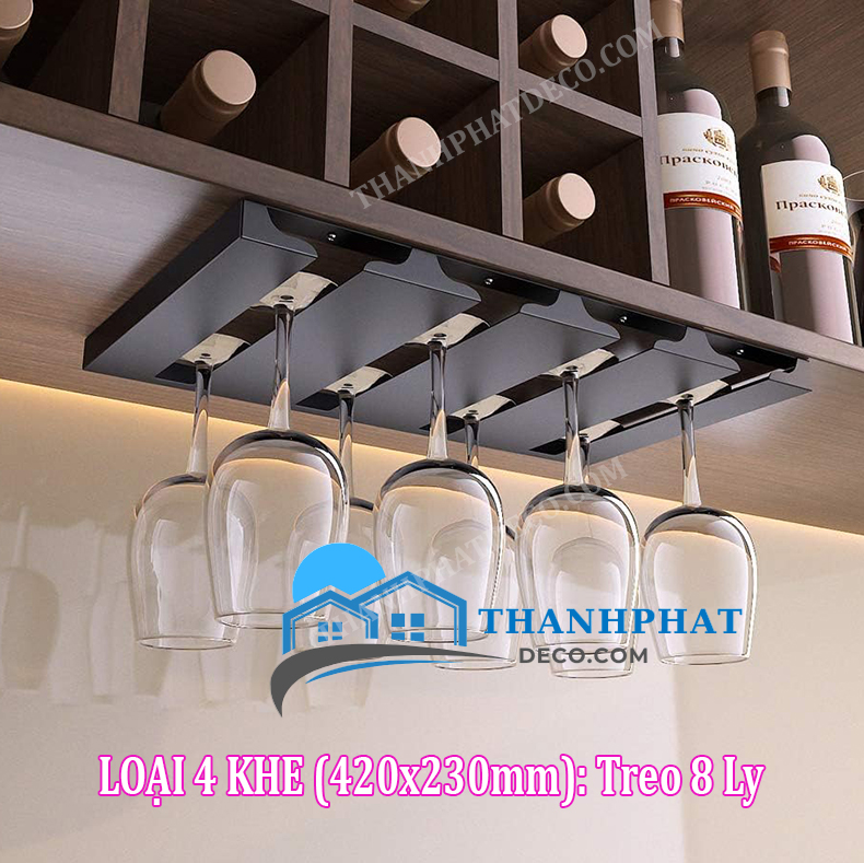 Giá Treo Ly Rượu Vang Inox 304 Giá Treo Ly Rượu Vang Inox 304