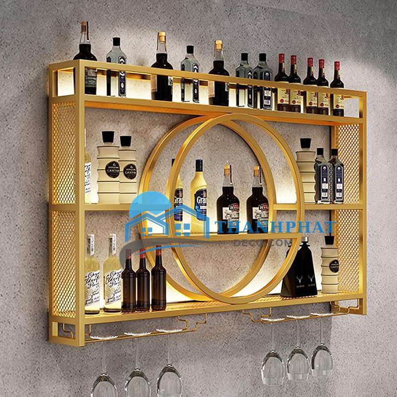 Giá Treo Ly Rượu Vang Gắn Tường Giá Treo Ly Rượu Vang Gắn Tường