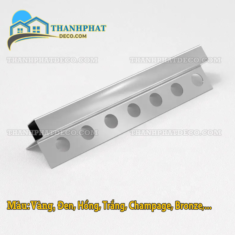 Nẹp Inox Góc Vuông 2 Cánh Nẹp Inox Góc Vuông 2 Cánh