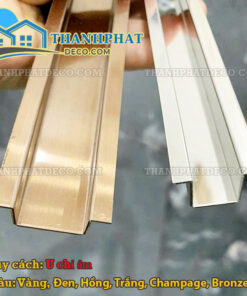 Nẹp U Inox có Tai